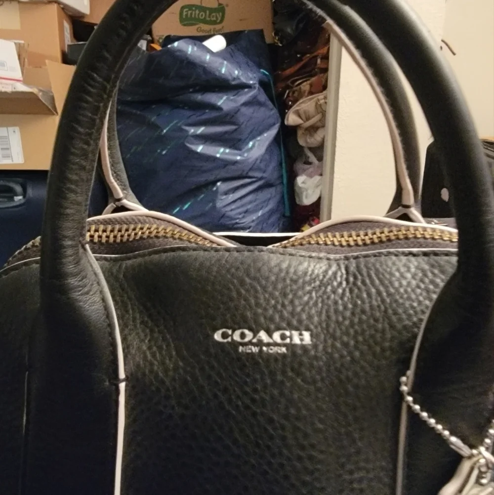 Coach Breaker Mini Preston 30344 Women's Leather Handbag,Shoulder Bag